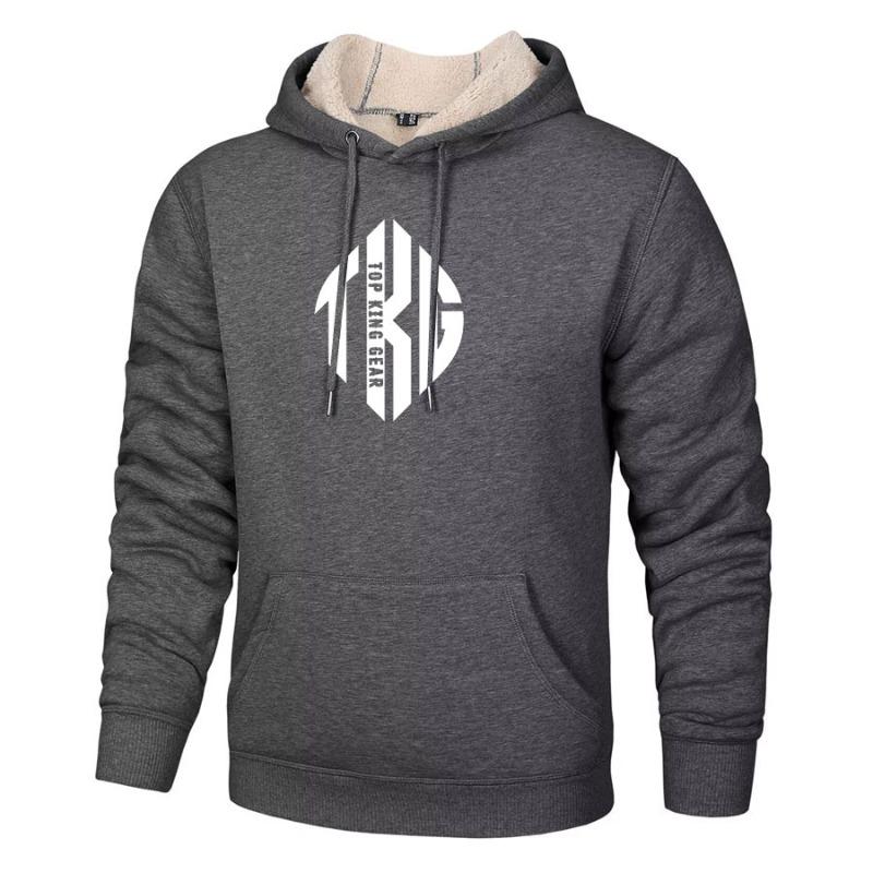 TOP KING GEAR Custom Heavyweight Sherpa Lined Pullover Hooded Jacket