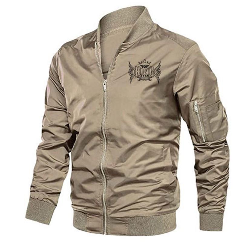 TOP KING GEAR Men's Casual Fashion Bomber Jacket