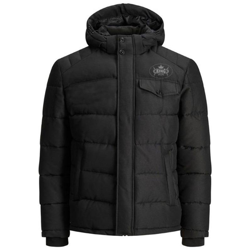 TOP KING GEAR Men's Hooded Quilted Puffer Jacket