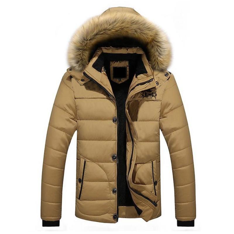 TOP KING GEAR Men's Hooded Nylon Bomber Jacket