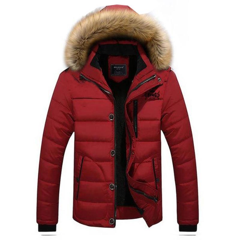 TOP KING GEAR Men's Hooded Nylon Bomber Jacket