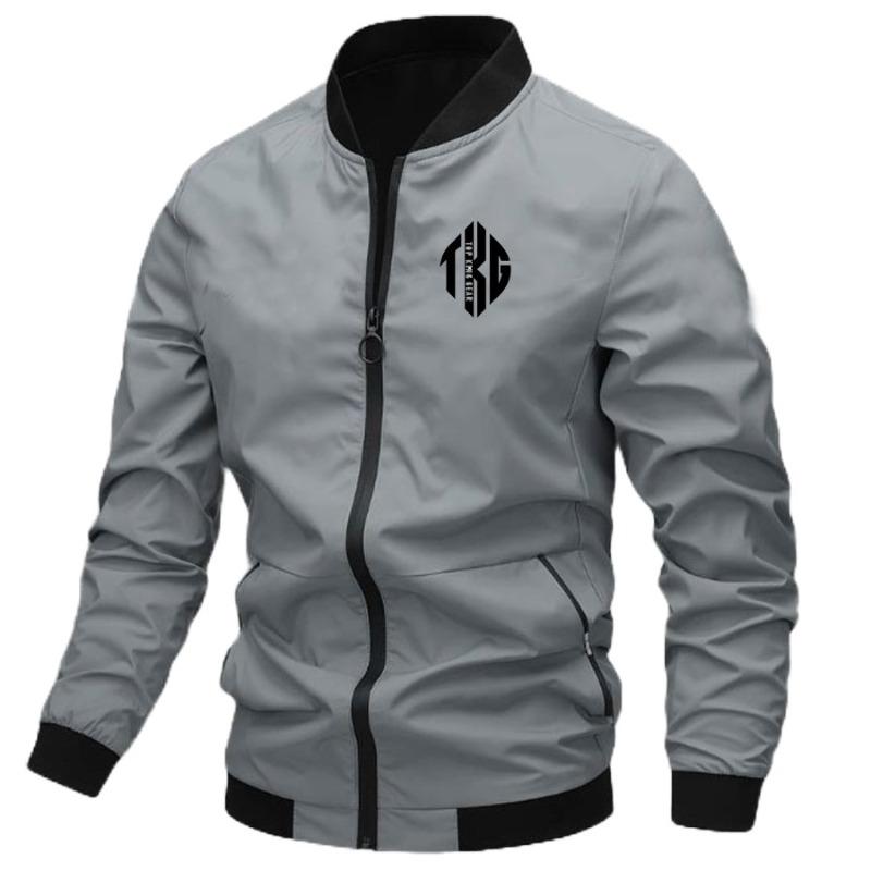 TOP KING GEAR Men's Casual Bomber Jacket