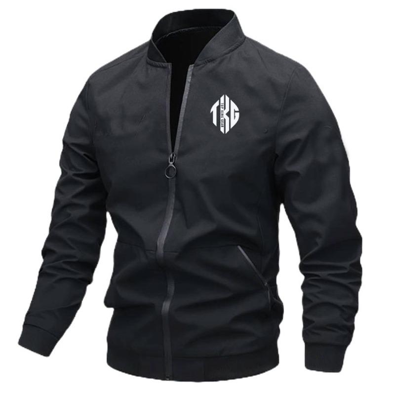 TOP KING GEAR Men's Casual Bomber Jacket