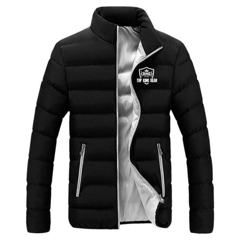 TOP KING GEAR Men's Quilted Winter Puffer Jacket