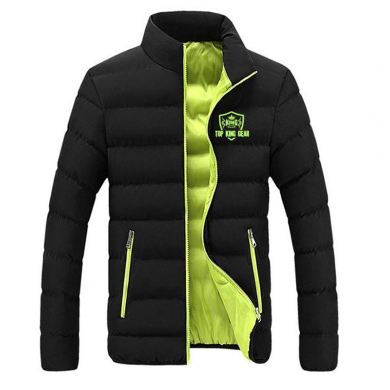 TOP KING GEAR Men's Quilted Winter Puffer Jacket