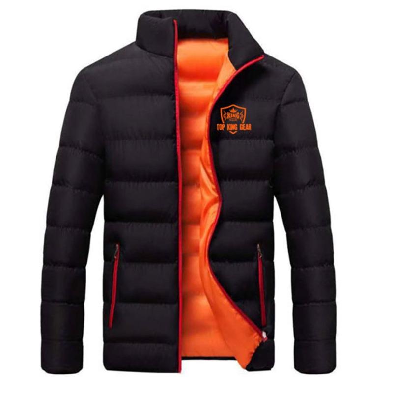 TOP KING GEAR Men's Quilted Winter Puffer Jacket