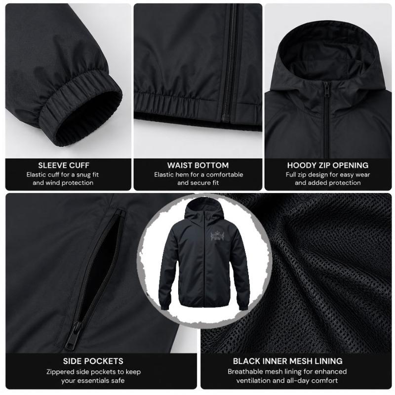 TOP KING GEAR Custom Windbreaker Jacket