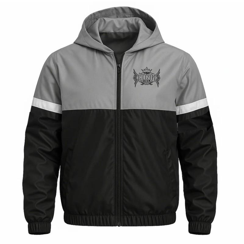 TOP KING GEAR Bold Color Block Panel Windbreaker Jacket - TKG-WJ-14
