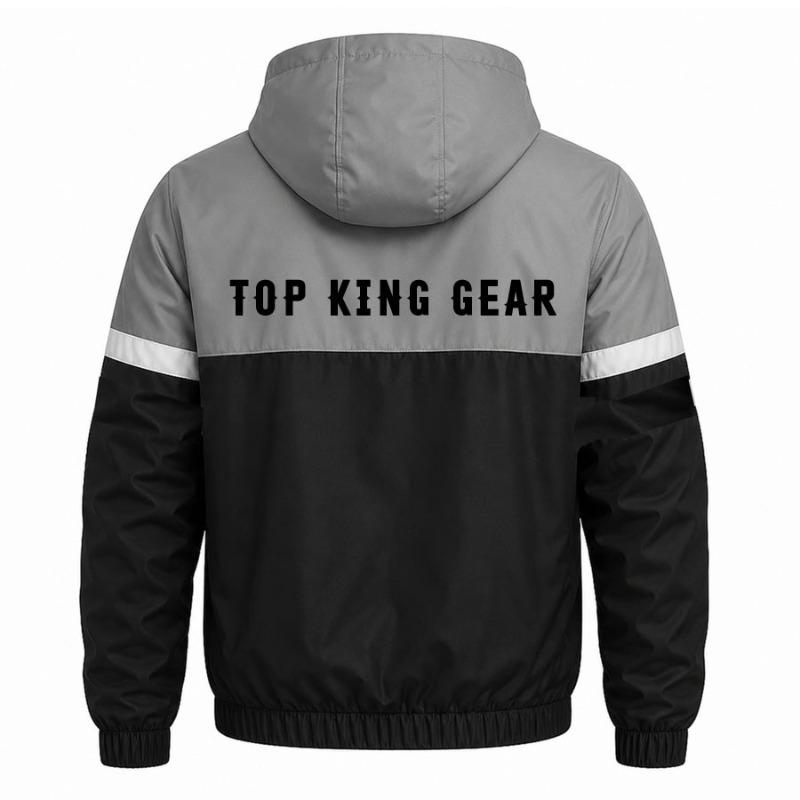 TOP KING GEAR Bold Color Block Panel Windbreaker Jacket - TKG-WJ-14
