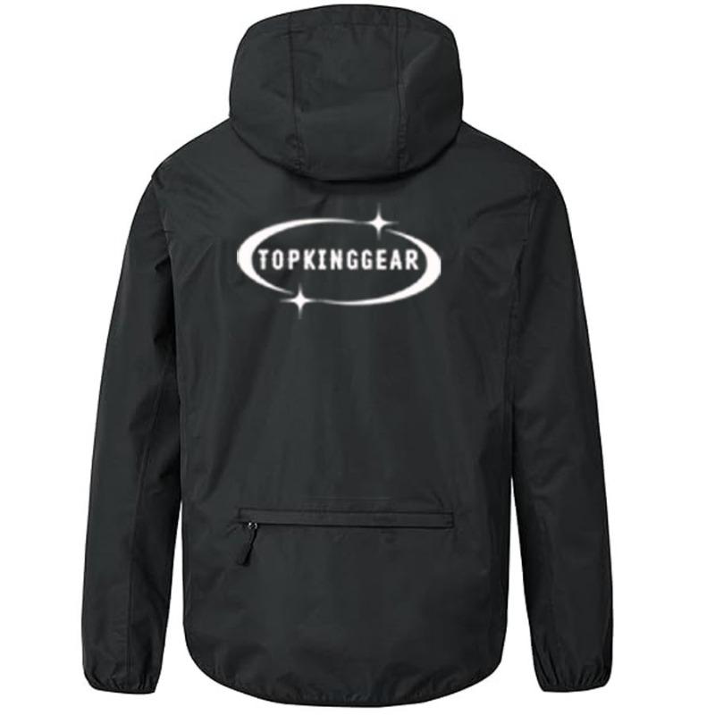 TOP KING GEAR Men's Breathable Waterproof Rain Jacket - TKG-RJ-2