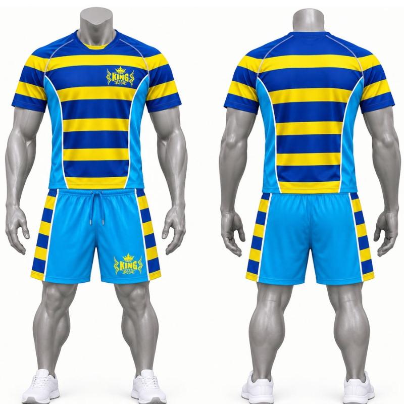 Custom Sublimated Rugby Uniforms - Jersey & Shorts Set