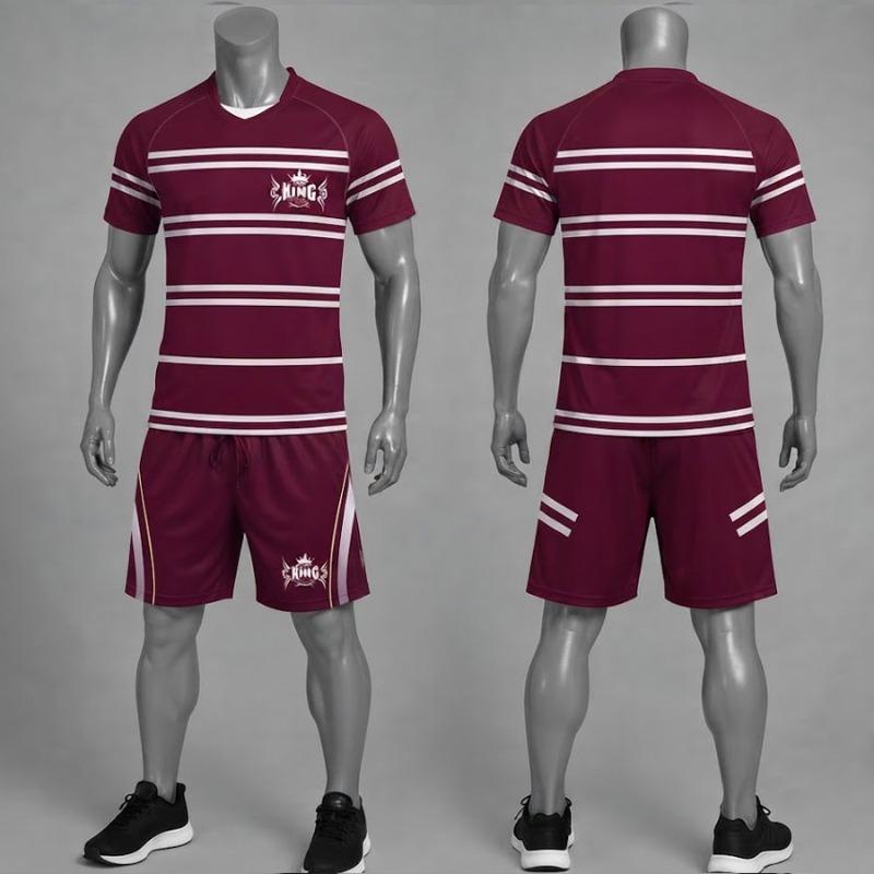 Custom Sublimated Rugby Uniforms - Jersey & Shorts Set