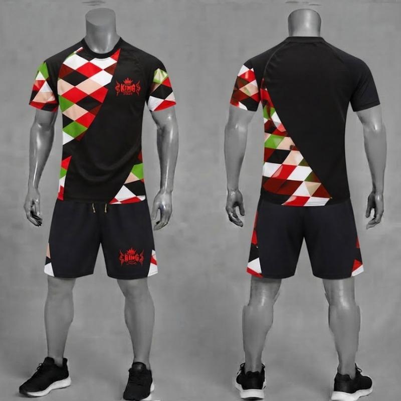 TOP KING GEAR Premium Custom Sublimated Rugby Uniforms - Jersey & Shorts Set - Fully Custom Team Kit