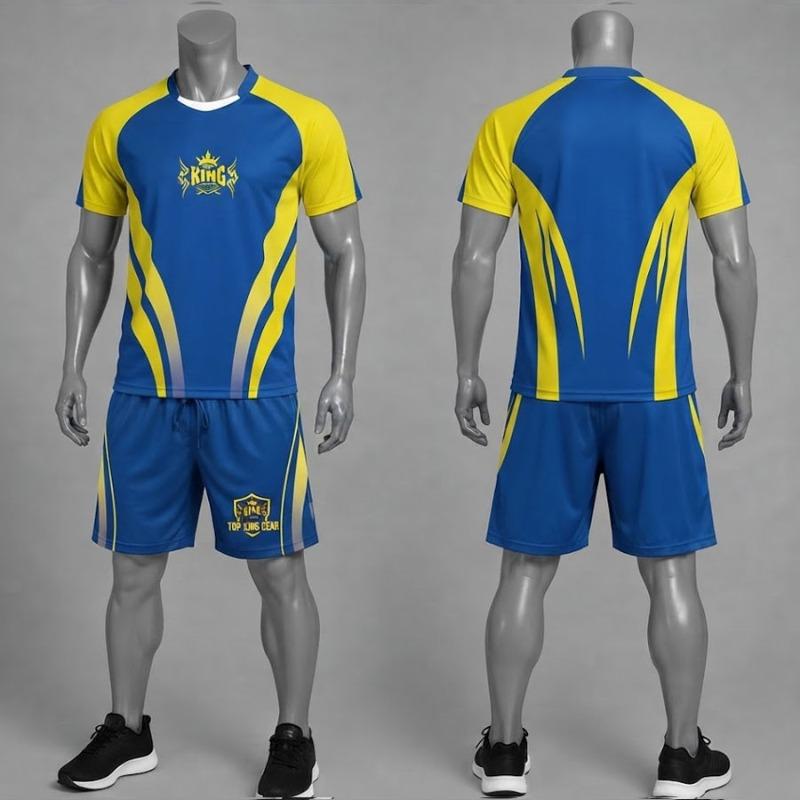 TOP KING GEAR Premium Custom Sublimated Rugby Uniforms - Jersey & Shorts Set - Fully Custom Team Kit
