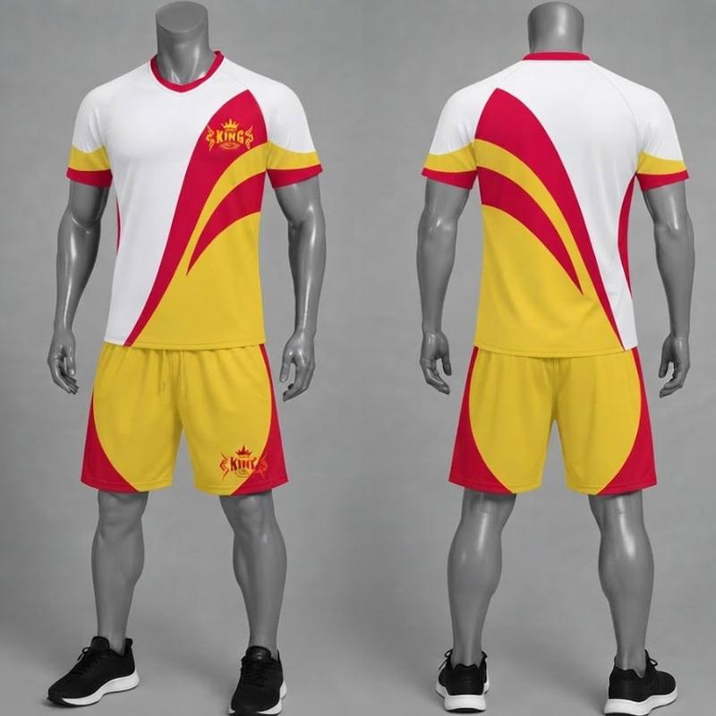 TOP KING GEAR Premium Sublimated Rugby Kit - Team Uniforms Jersey & Shorts Set | TKG-SRU-1545