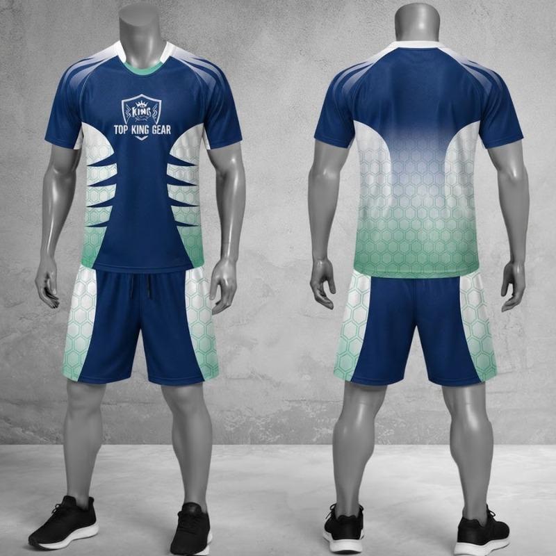 TOP KING GEAR Premium Sublimated Rugby Kit - Team Uniforms Jersey & Shorts Set | TKG-SRU-1545