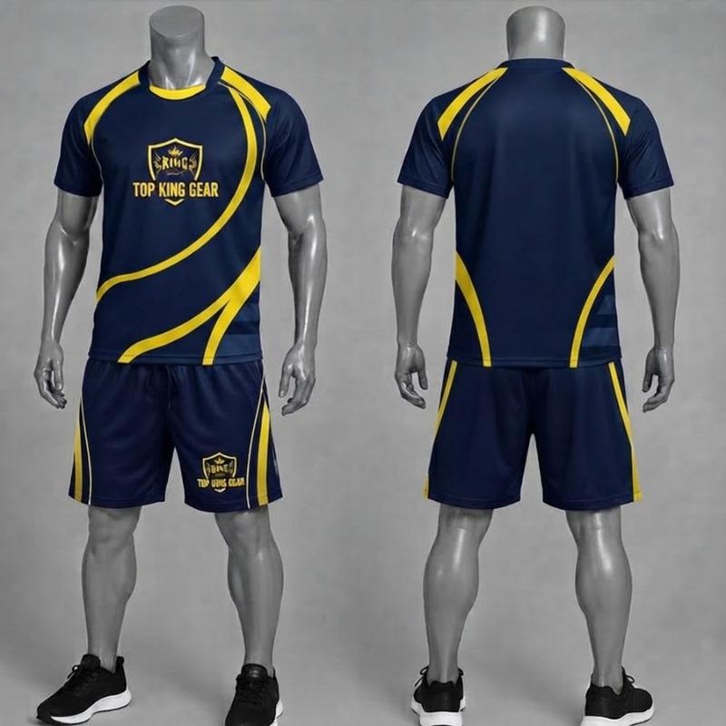 TOP KING GEAR Premium Sublimated Rugby Kit - Team Uniforms Jersey & Shorts Set | TKG-SRU-1545