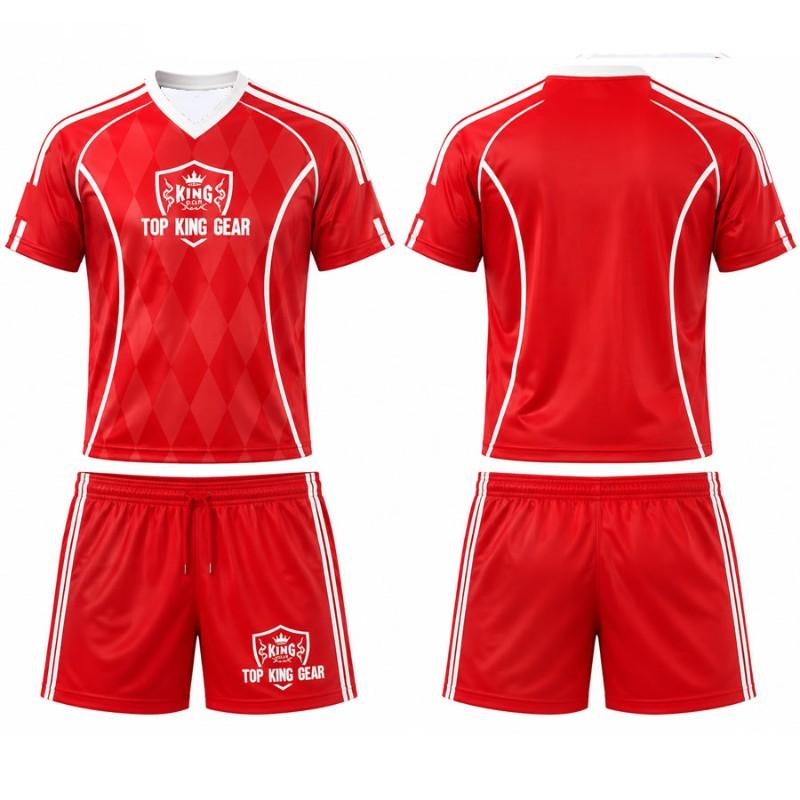 TOP KING GEAR Premium Sublimation Custom Soccer Jerseys & Shorts - Team Kit