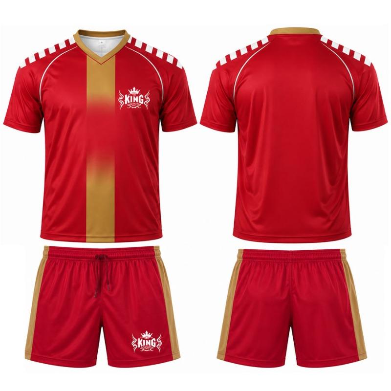 TOP KING GEAR Premium Sublimation Custom Soccer Jerseys & Shorts - Team Kit