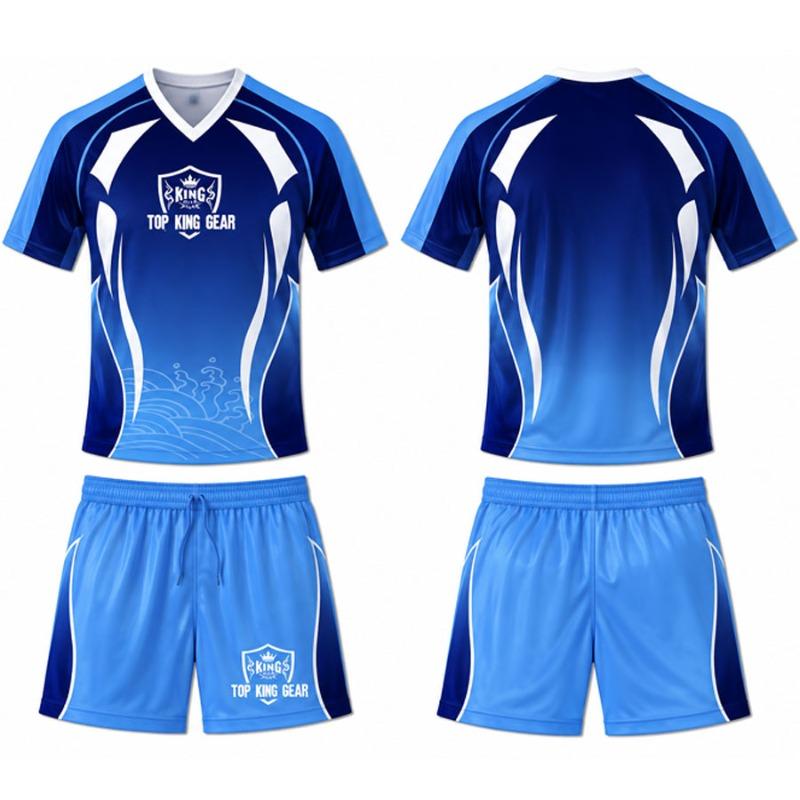 TOP KING GEAR Premium Sublimation Custom Soccer Jerseys & Shorts - Team Kit