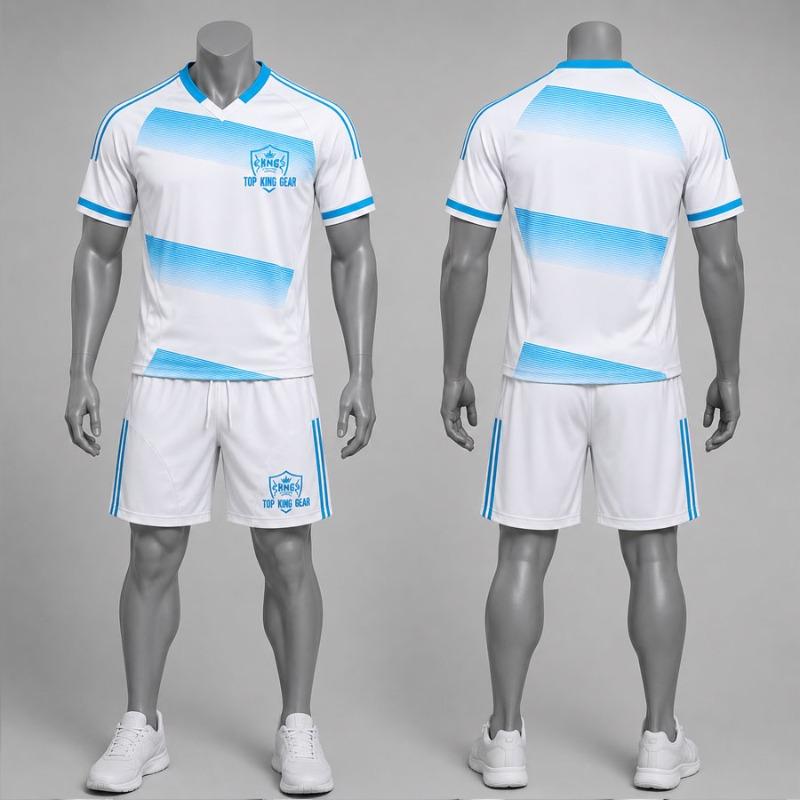 TOP KING GEAR TKG-SSU-3001 Pro Custom Sublimated Soccer Jersey & Shorts Set - Club Team Uniform