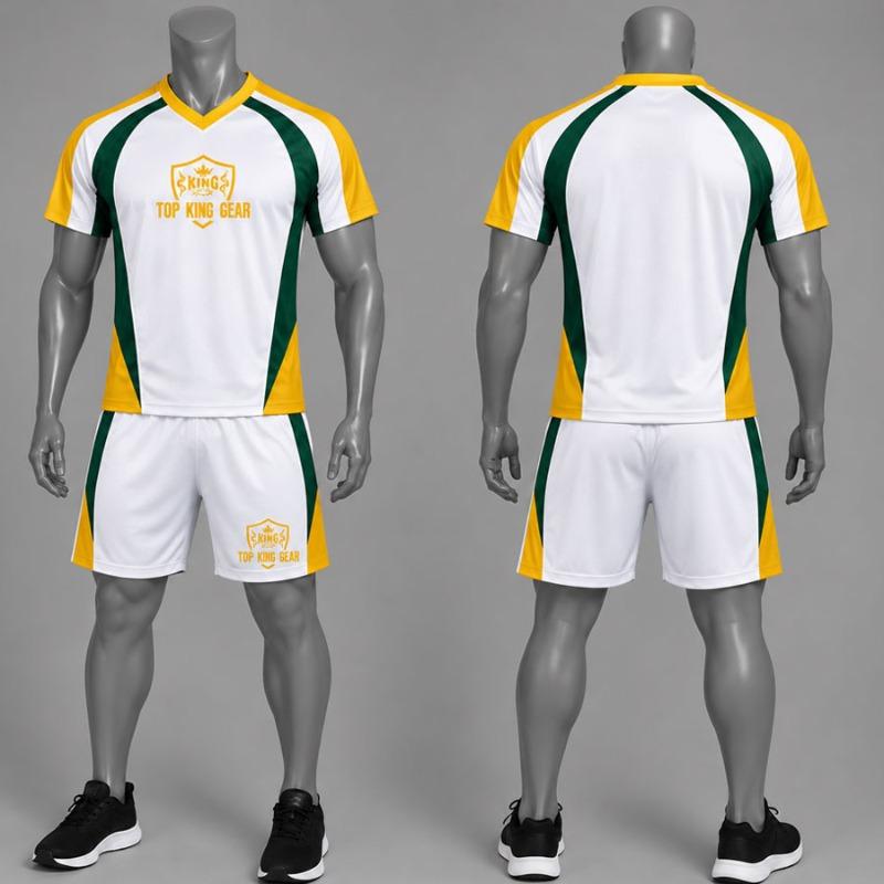 TOP KING GEAR TKG-SSU-3001 Pro Custom Sublimated Soccer Jersey & Shorts Set - Club Team Uniform