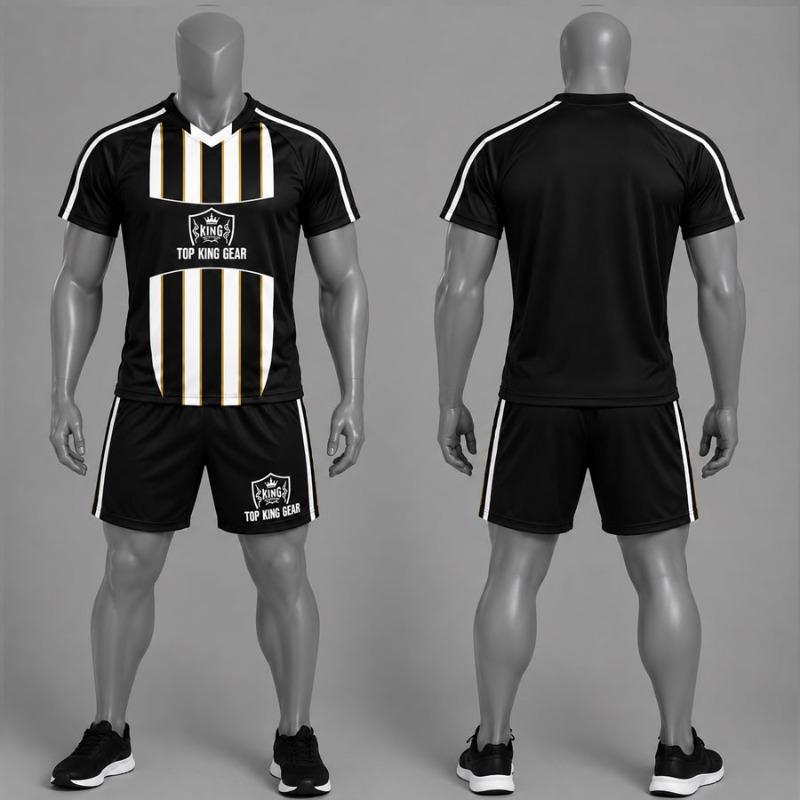 TOP KING GEAR TKG-SSU-3001 Pro Custom Sublimated Soccer Jersey & Shorts Set - Club Team Uniform