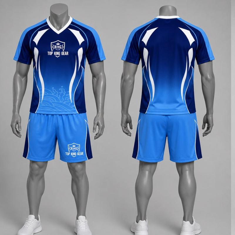 TOP KING GEAR TKG-SSU-3001 Pro Custom Sublimated Soccer Jersey & Shorts Set - Club Team Uniform