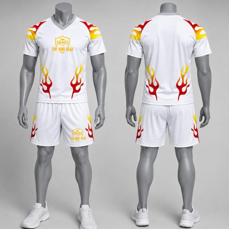 TOP KING GEAR Premium Custom Sublimated Soccer Kit - Jersey & Shorts For Clubs & School