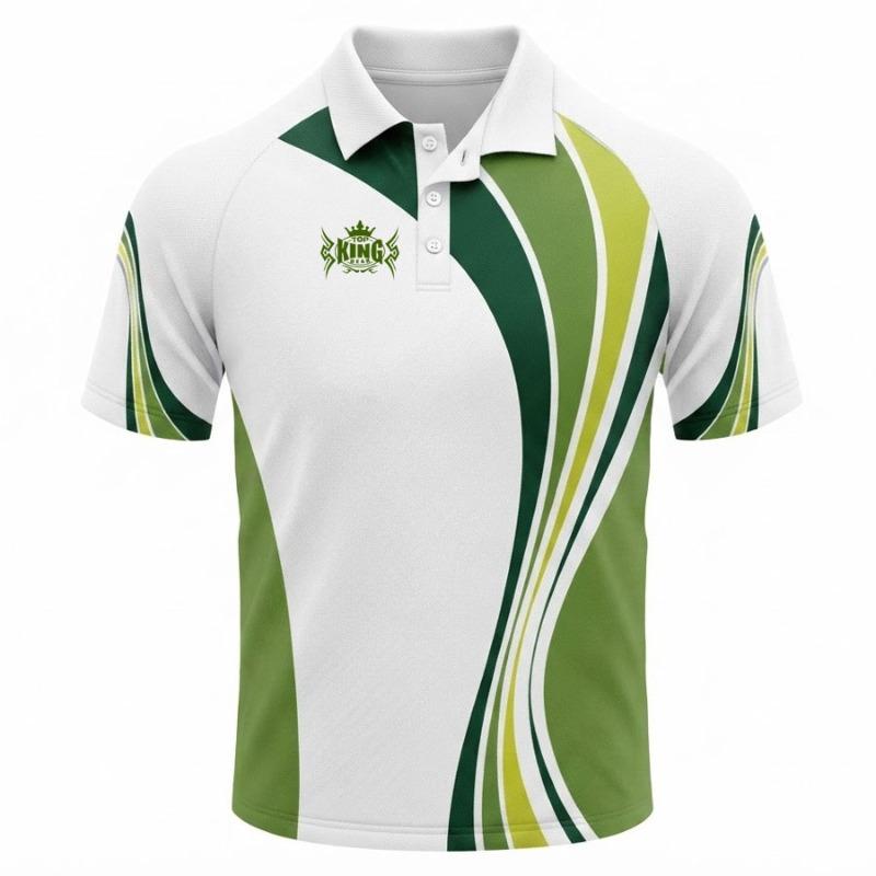 Premium Custom Sublimation Polo Jersey - 100% Polyester Moisture-Wicking Athletic Jersey | TOP KING GEAR