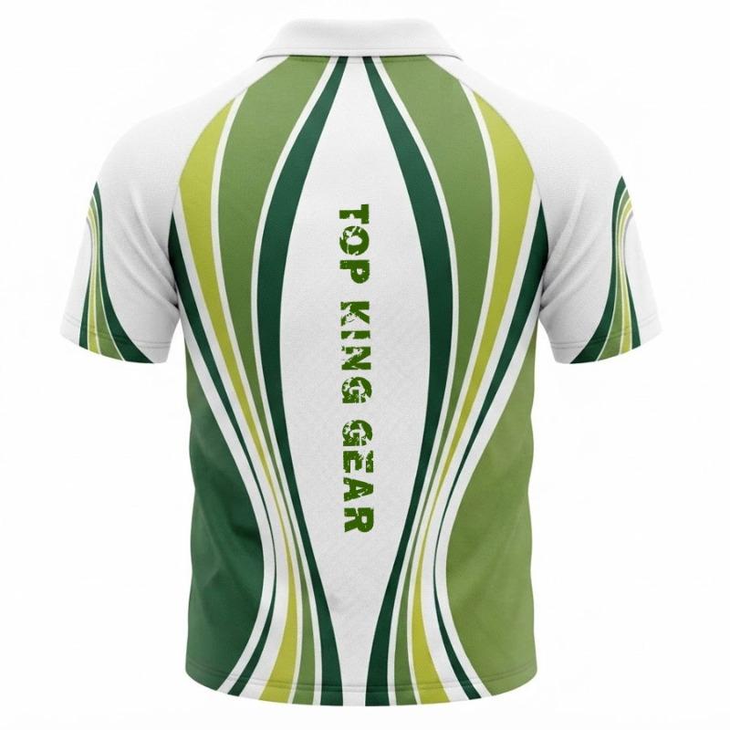 Premium Custom Sublimation Polo Jersey - 100% Polyester Moisture-Wicking Athletic Jersey | TOP KING GEAR