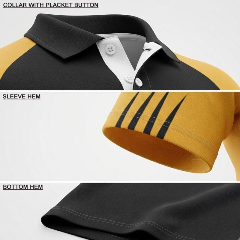 High Quality Sublimation Polo Shirt - 100% Polyester Cool-Dry Fabric | TOP KING GEAR