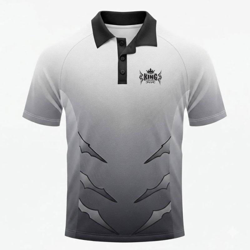 High Quality Sublimation Polo Shirt - 100% Polyester Cool-Dry Fabric | TOP KING GEAR