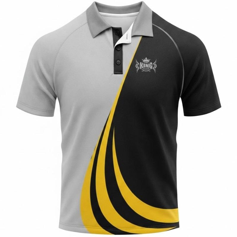 Custom Sublimation Polo Shirt - 100% Polyester Cool-Dry Team Jersey | TOP KING GEAR