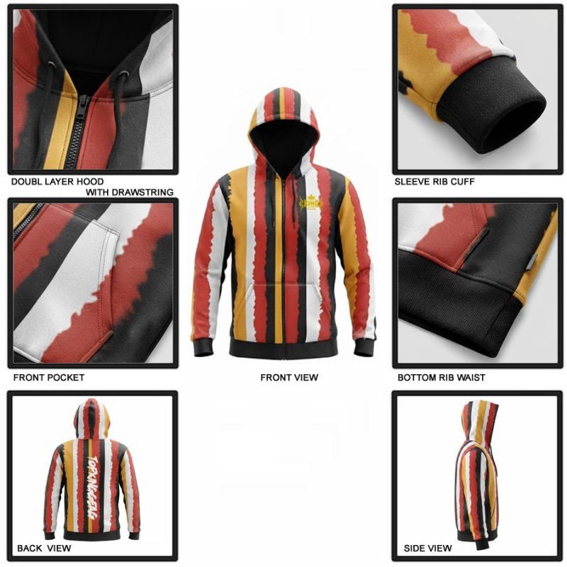 Elite WarmLock Pro Custom Sublimation Sports Hoodie - Heavy Fleece Edition | TOP KING GEAR