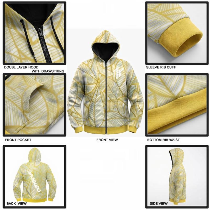Premium Custom Sublimation Sports Hoodie - 100% Polyester Fleece Zip-up & Pullover | TOP KING GEAR