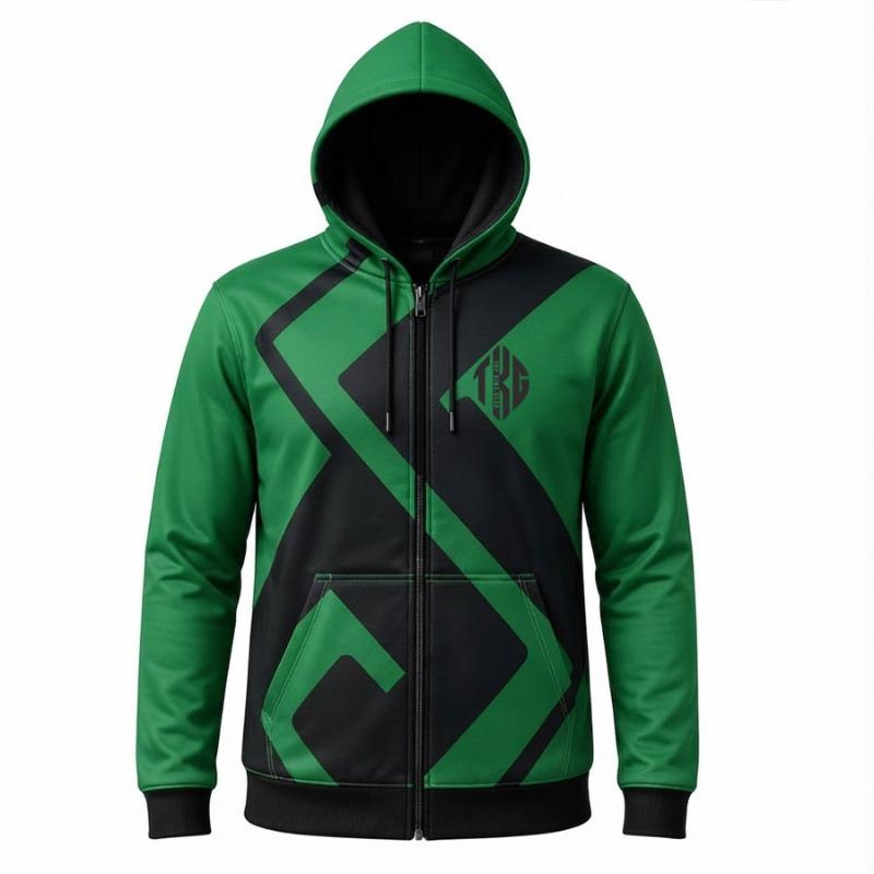 Premium Custom Sublimation Sports Hoodie - 100% Polyester Fleece Zip-up & Pullover | TOP KING GEAR