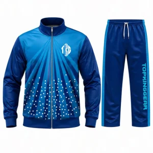 TOPKINGGEAR Premium Sublimation Casual Sports Tracksuit - Full-Zip Set