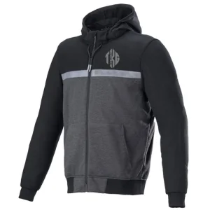 TOP KING GEAR Men's Kevlar Armored Motorbike Hoodie Jacket - TKG-PKH-15