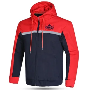 TOP KING GEAR Poly-Cotton CE Level 2 Armored Motorcycle Hoodie - TKG-PKH-14
