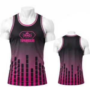 Best Sublimated Tank Top Stringer – Lightweight Polyester Gym Stringer for Bodybuilding &amp; Training
