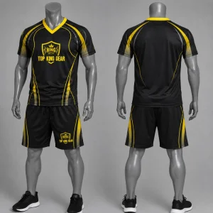 TOP KING GEAR TKG-SSU-3001 Pro Custom Sublimated Soccer Jersey &amp; Shorts Set - Club Team Uniform