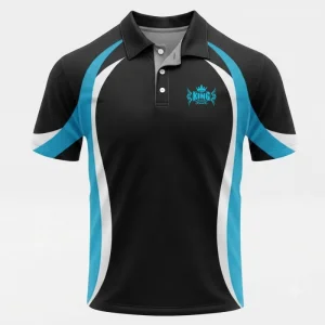 Premium Custom Sublimation Polo Jersey - 100% Polyester Moisture-Wicking Athletic Jersey | TOP KING GEAR