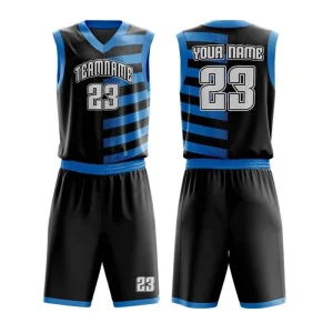 Fully Sublimation Custom Quick Dry Unisex Basketball Uniforms Reversible Jersey Shorts with Printed Sportswear Pattern and Logo