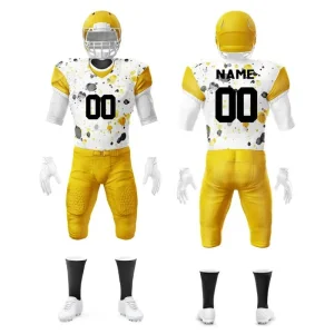 Best Manufacturer's Breathable Unisex American Football Uniforms Factory Price Sublimation Unique Design Sport