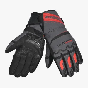 Softshell &amp; Leather Motorcycle Riding Gloves with Ultimate Protection