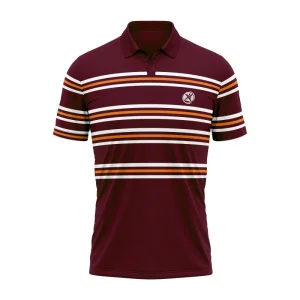 Performance Stripe Polo Shirt