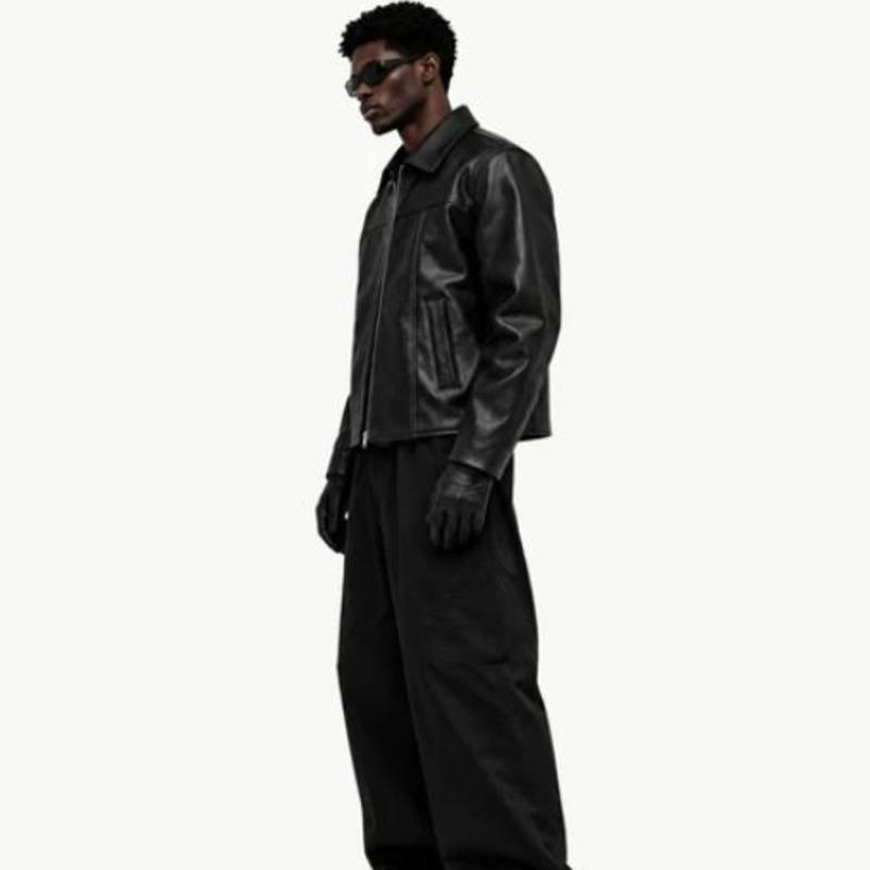 J1 Pure Leather Jacket - Black
