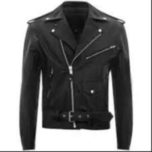 Biker Style Leather Jacket | 100% Sheep Leather