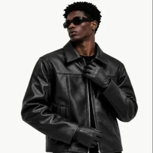 J1 Pure Leather Jacket - Black